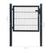 Fence Gate Steel 105×150 cm – Anthracite