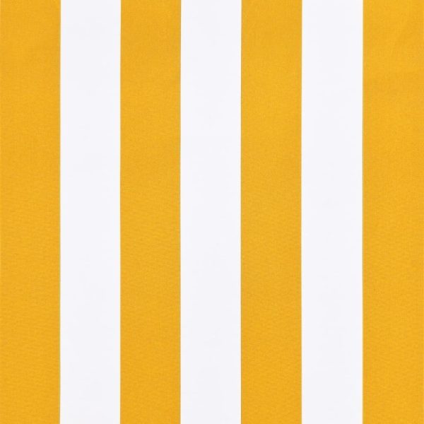 Bistro Awning – 400×120 cm, Orange and White