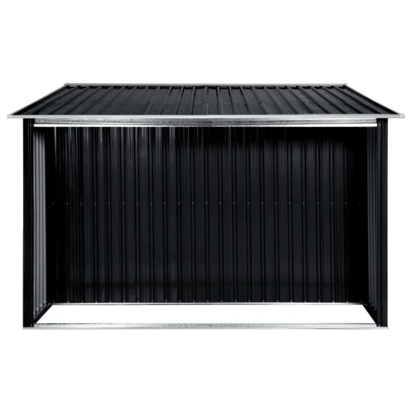 Garden Shed with Sliding Doors – 329.5x259x178 cm, Anthracite