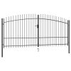 Double Door Fence Gate with Spear Top – 400×225 cm