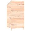 Garden Shed Solid Wood Fir – 55x52x112 cm, Natural