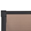 Door Canopy Black Polycarbonate – 122×90 cm