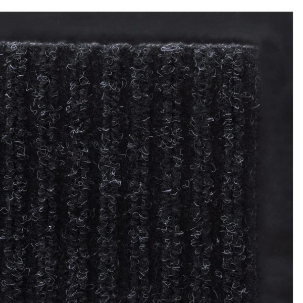 PVC Door Mat – 90×150 cm, Black