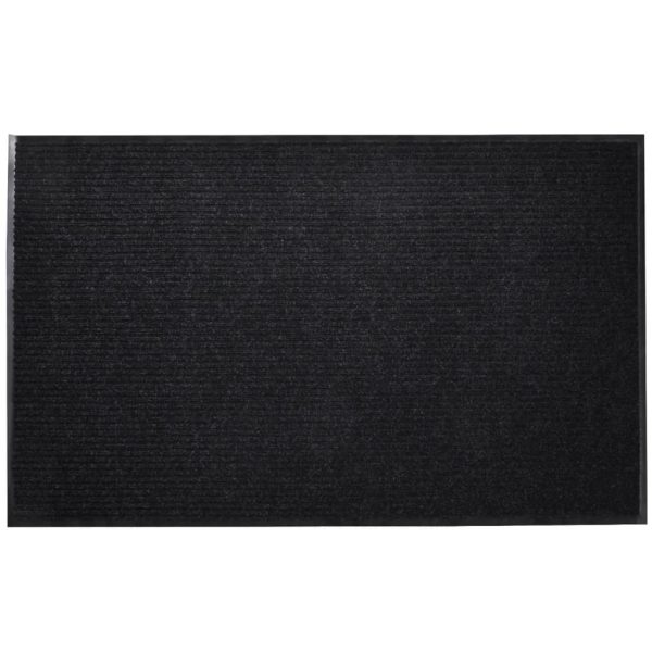 PVC Door Mat – 90×150 cm, Black