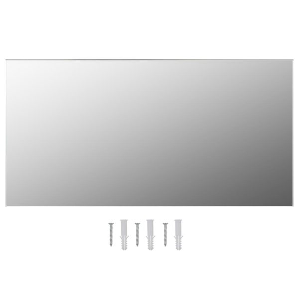 Wall Mirror Square Glass – 120×60 cm, 1