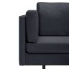 Allison Corner Sofa Dark Grey Fabric