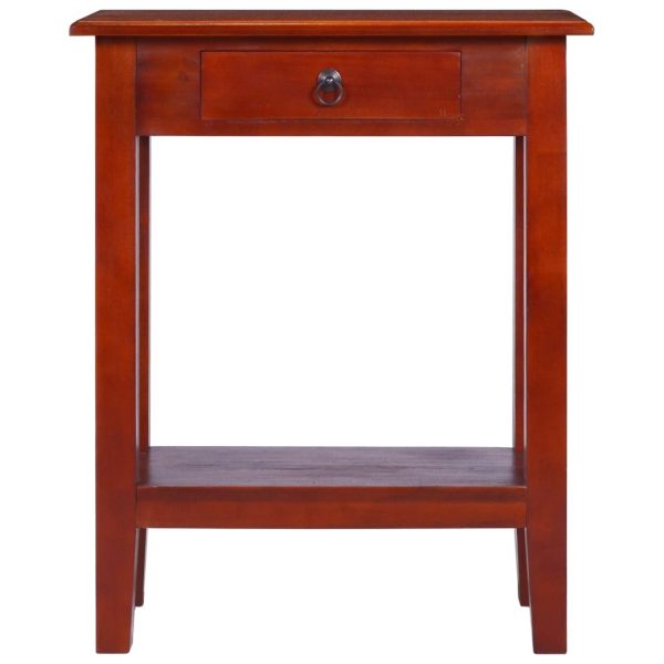 Console Table Classical Brown 60x30x75 cm Solid Mahogany Wood