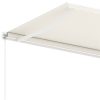 Freestanding Manual Retractable Awning – 300×250 cm, Cream