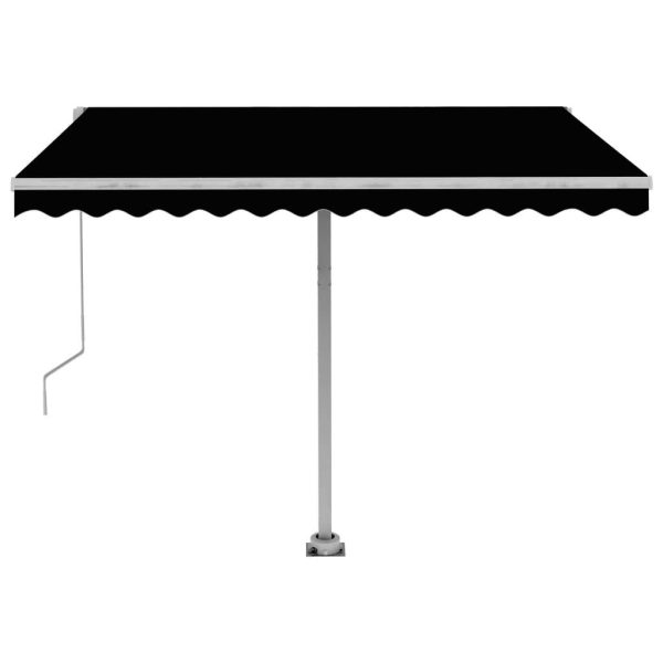 Freestanding Manual Retractable Awning – 300×250 cm, Anthracite