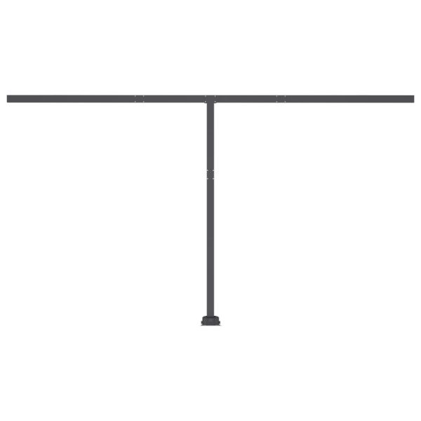 Freestanding Manual Retractable Awning – 400×300 cm, Anthracite