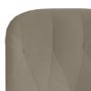 Relaxing Chair Light Grey Velvet – With Footstool