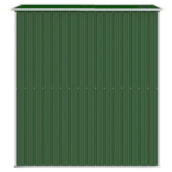 Garden Shed Green Galvanised Steel – 192x191x223 cm