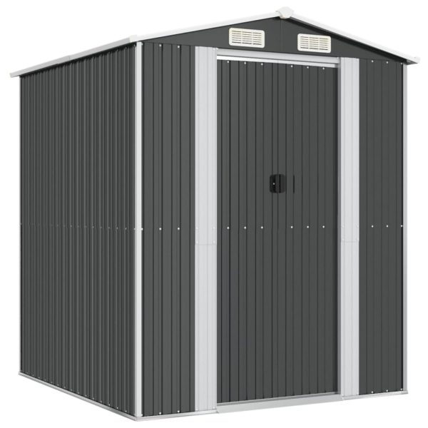 Garden Shed Anthracite Galvanised Steel