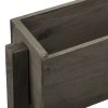Garden Folding Planter 60x14x75 cm Solid Firwood – Grey