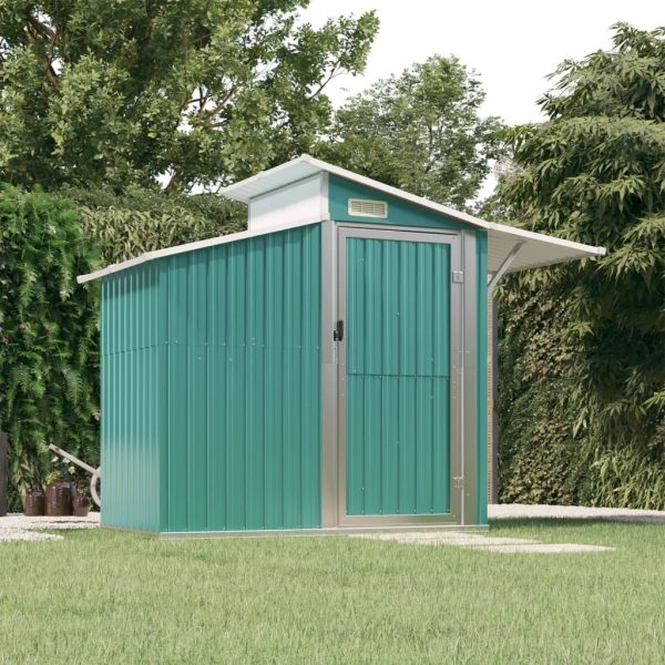 Garden Shed 270x130x208.5 cm Galvanised Steel