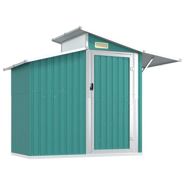 Garden Shed 270x130x208.5 cm Galvanised Steel