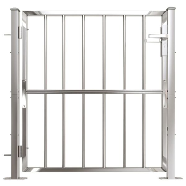 Garden Gate Stainless Steel – 100×100 cm, Model 1