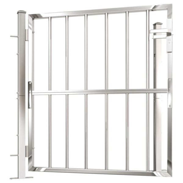 Garden Gate Stainless Steel – 100×100 cm, Model 1