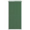 Garden Shed 192x108x223 cm Galvanised Steel – Green