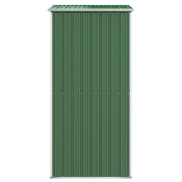 Garden Shed 192x108x223 cm Galvanised Steel – Green