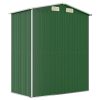 Garden Shed 192x108x223 cm Galvanised Steel – Green