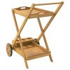 Tea Trolley 54x87x90 cm Solid Wood Acacia