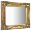 Wall Mirror Baroque Style – 50×40 cm, Gold