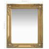 Wall Mirror Baroque Style – 50×60 cm, Gold