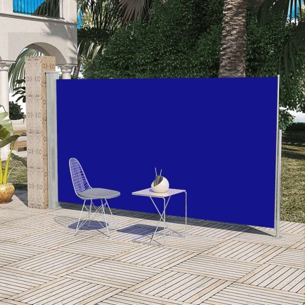 Patio Terrace Side awning – 160×300 cm, Blue