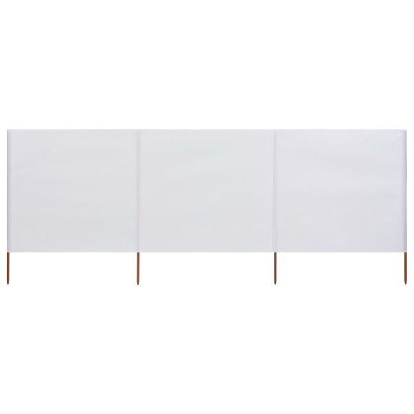 Wind Screen Fabric – 400×120 cm, Sand White