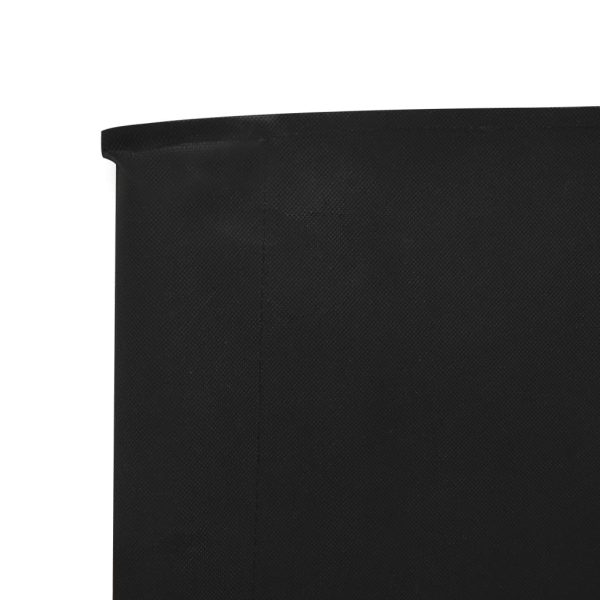 Wind Screen Fabric – 400×120 cm, Black