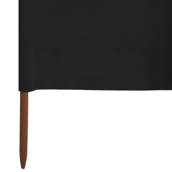 Wind Screen Fabric – 400×120 cm, Black