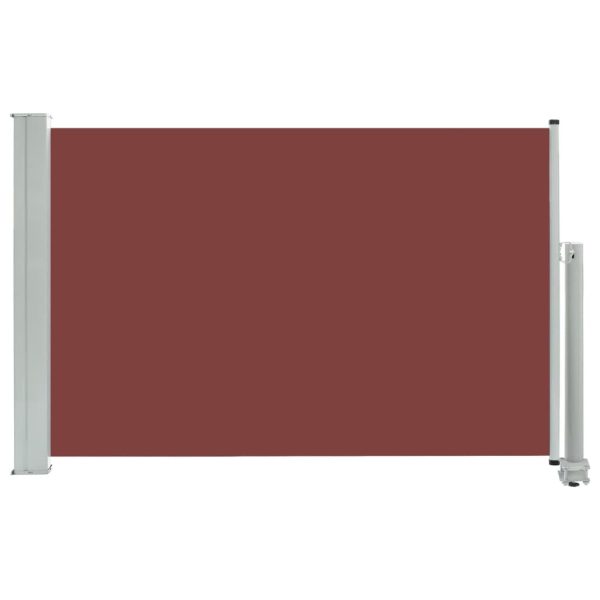 Patio Retractable Side Awning – 60×300 cm, Brown