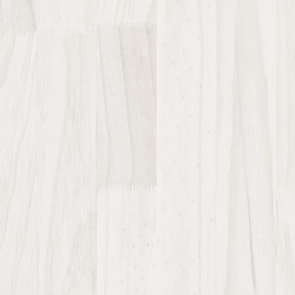 Garden Planter 100x50x50 cm Solid Pinewood – White, 1