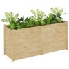 Garden Planter 150x50x70 cm Solid Pinewood – Brown
