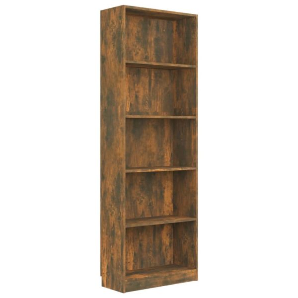 5-Tier Book Cabinet Engineered Wood