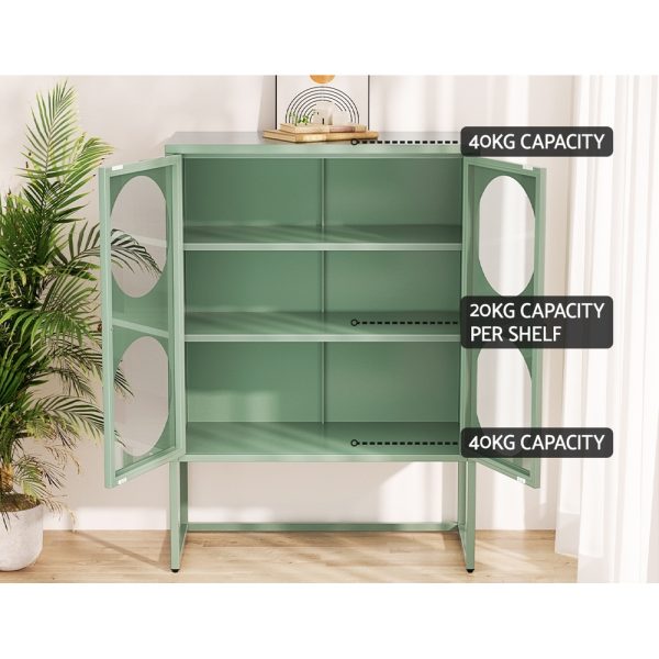 Buffet Sideboard Metal Cabinet – ELLA Green