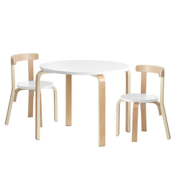 Nordic Kids Table Chair Desk Activity Study Play Children Modern – 3