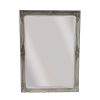 French Provincial Ornate Mirror – 100×190 cm, White