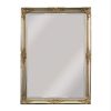 French Provincial Ornate Mirror – 100×190 cm, White