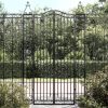 Ornamental Garden Gate Wrought Iron – 122×20.5×134 cm