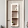 Mirror Jewellery Cabinet Touch LED Lockable Organiser Box Makeup