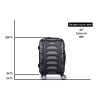 Luggage Travel Suitcase Set Trolley Hard Case Strap Lightweight – 40 L