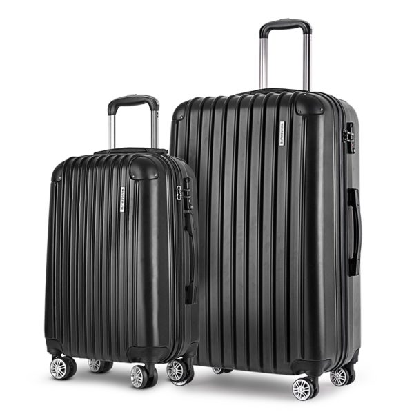 Luggage Trolley Set Travel Suitcase Hard Case Carry On Bag