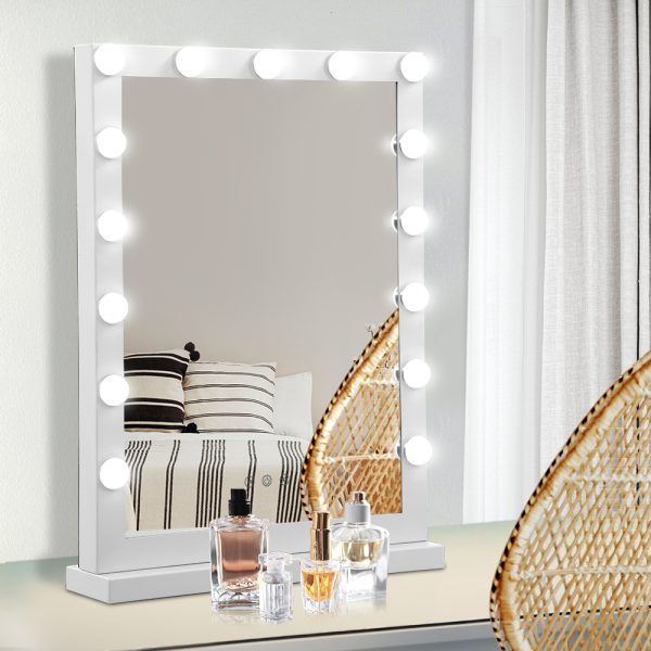 Hollywood Makeup Mirror With Light LED Bulbs Vanity Lighted Stand