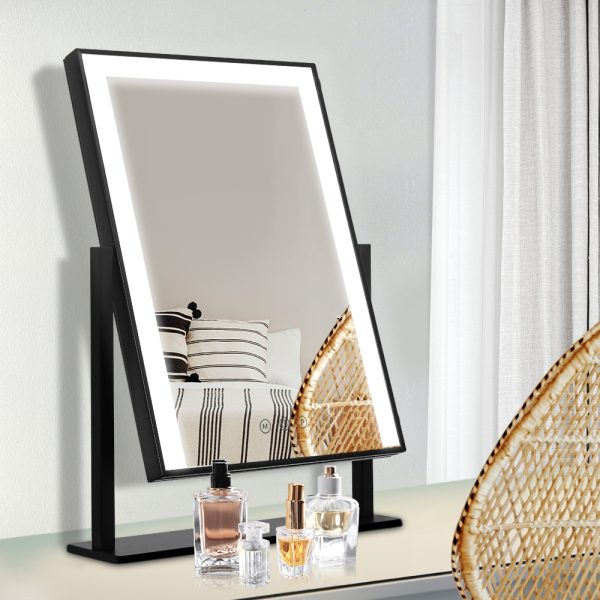 Hollywood Makeup Mirror With Light LED Strip Standing Tabletop Vanity