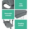 3 Fold Portable Aluminium Massage Table – 75 cm, Grey