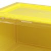 Sneaker Display Case Clear Shoe Storage Box Stackable Magnetic  Yellow