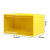 Sneaker Display Case 6x Clear Shoe Storage Box Magnetic Door Stackable