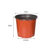 100X Plastic Plant Pots Flowers Garden Nursery Seeding Growing Container – 18 x 12.5 x 15 cm